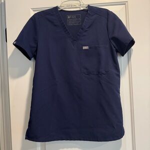 FIGS Navy Scrub Top